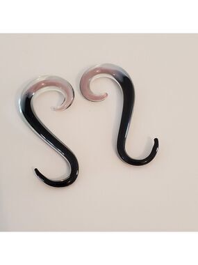 Glass Ear Spacers Earrings